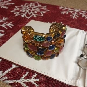 Vintage Chanel Byzantine cuff bracelet